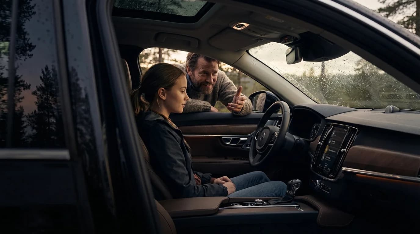 Introduktionsutbildning körkort Uppsala - övningskörning med handledare